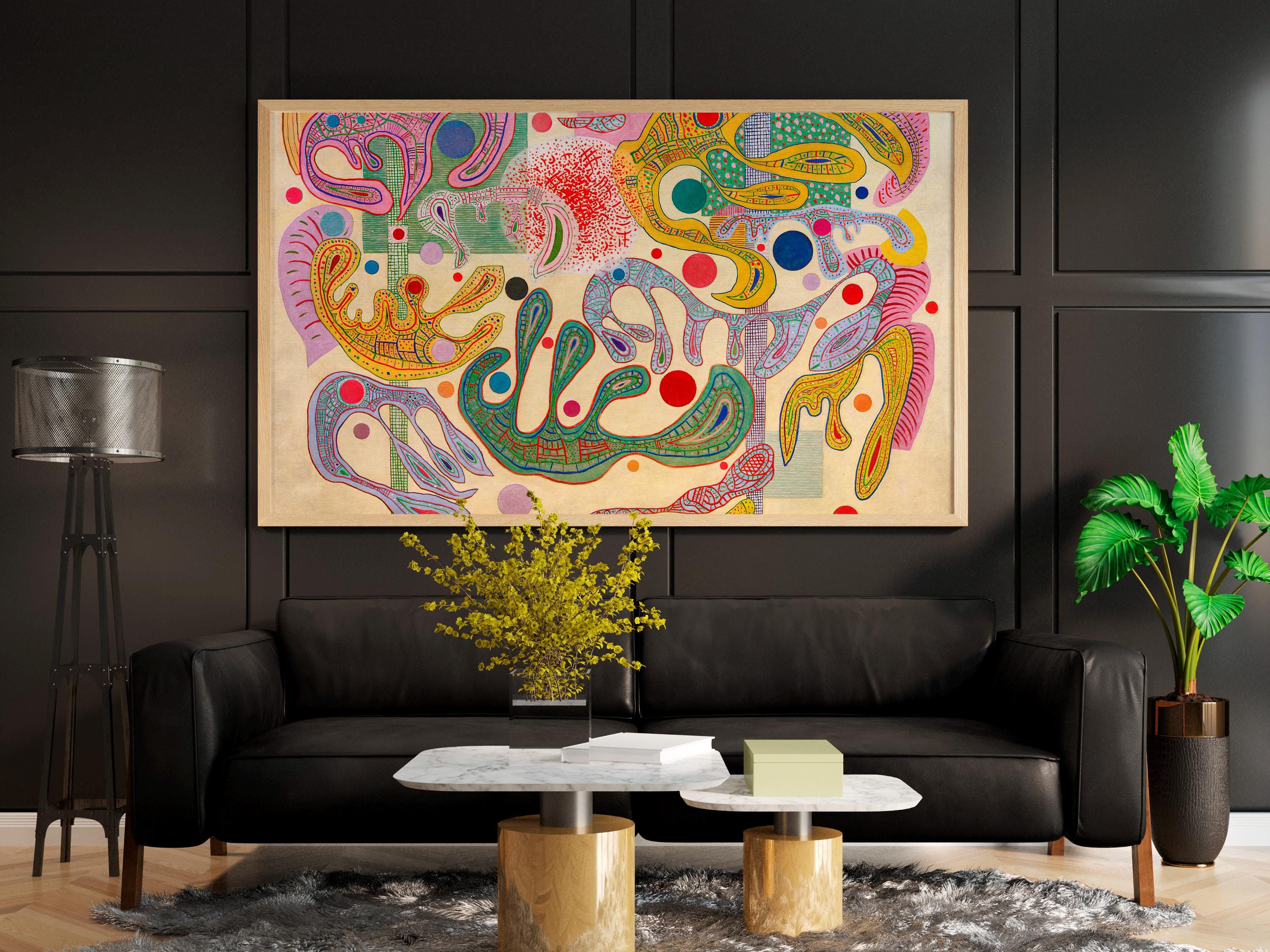 Wassily Kandinsky - Capricious Forms, Forms Capricieuses. Abstract Wall ...