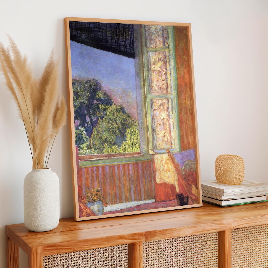 Pierre Bonnard – the Open Window (1921) – Fine Art Print, Canvas Wall ...
