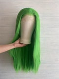 Handmade Green Lace Front Wig, Drag Queen Party Cosplay product logo