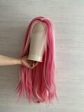 Highlight Pink and Deep Pink Color Lace Front  Synthetic Wig Good Quality Cosplay wig , Drag Queen Wig ,Party Wig product logo