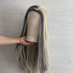Highlight 613/1B Color Lace Front  Synthetic Wig Good Quality Cosplay wig , Drag Queen Wig ,Party Wig