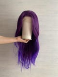 Tone Dark Purpleand Purple Color Lace front Cosplay wig , Drag Queen Wig ,Party Wig product logo