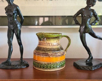 BITOSSI ALDO LONDI ceramic vase, Vintage 1960s, pottery, Made in Italy, SaHARA, McM, Mid century European