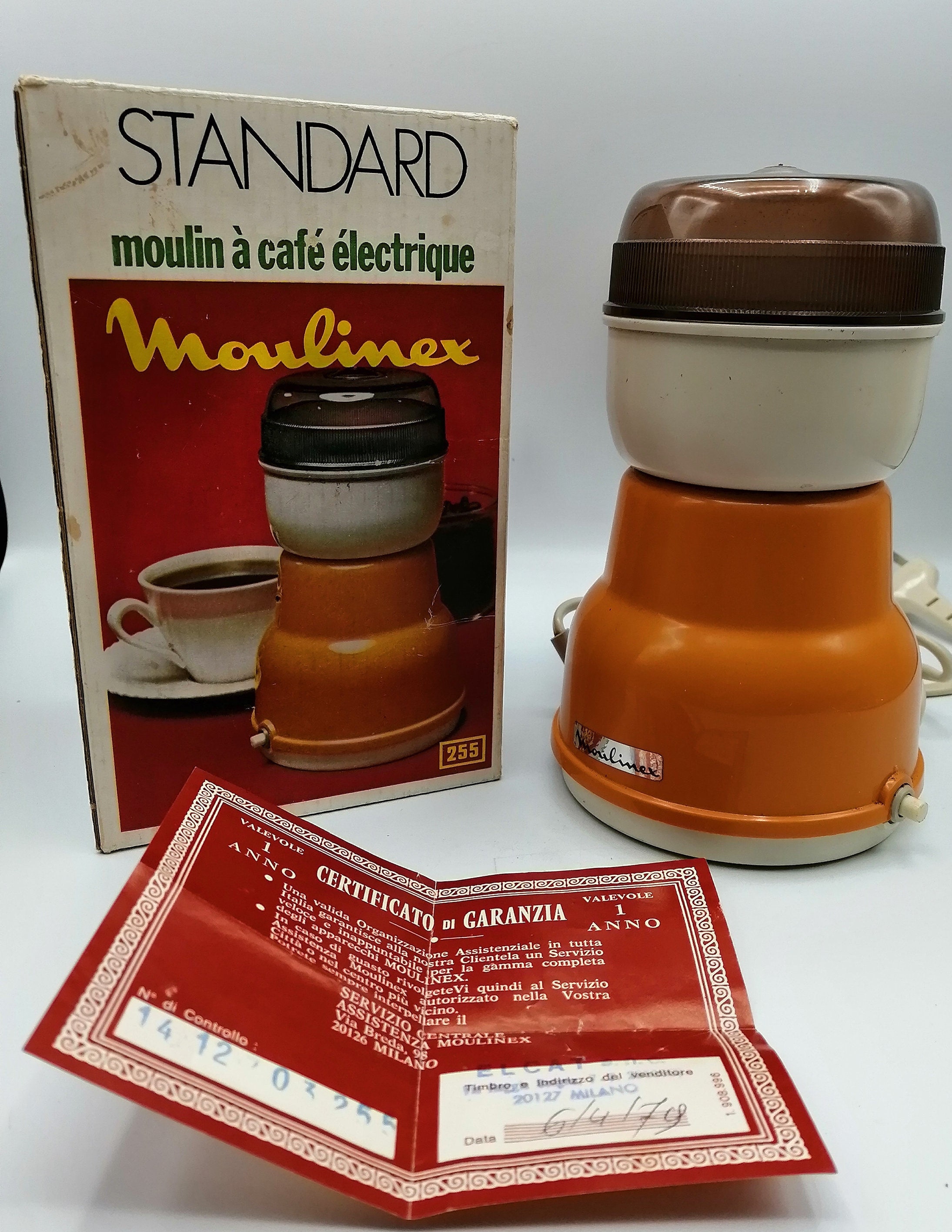 Vintage Moulinex MX2 Home Kitchen Electric Coffee Spice Nut Grinder