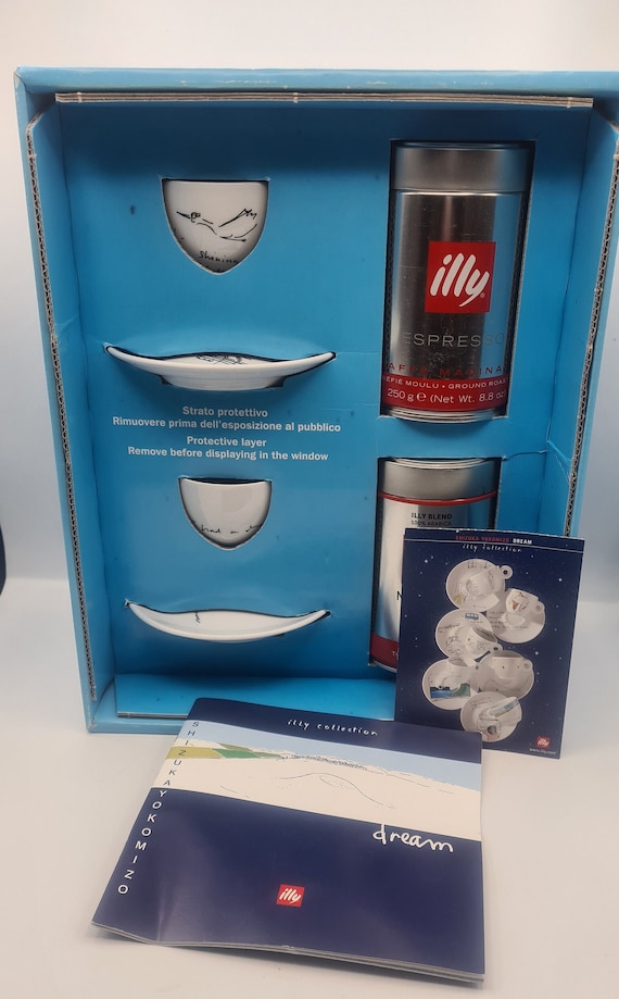 グラス/カップ illy collection 25th cuppcino cup set Set of 2 illy Art Collection 25th Anniversary Espresso Cups