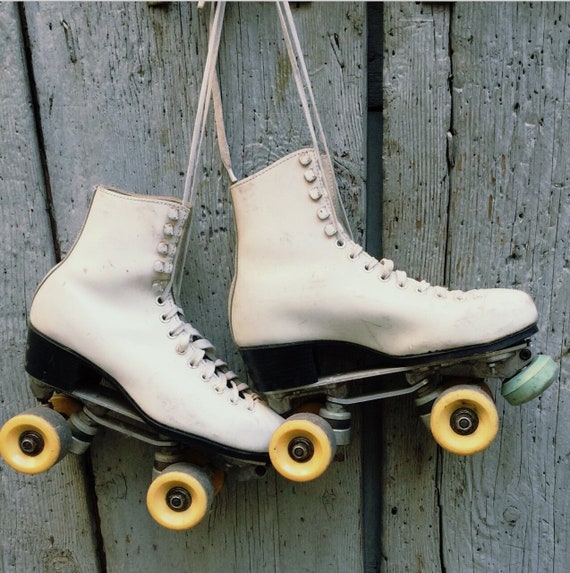 Vintage ROLLER SKATES...retro. pacer. rink master.