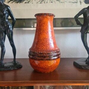 Vintage FAT LAVA McM Mid Century Modern W. German JASBA N606 1024 Vase
