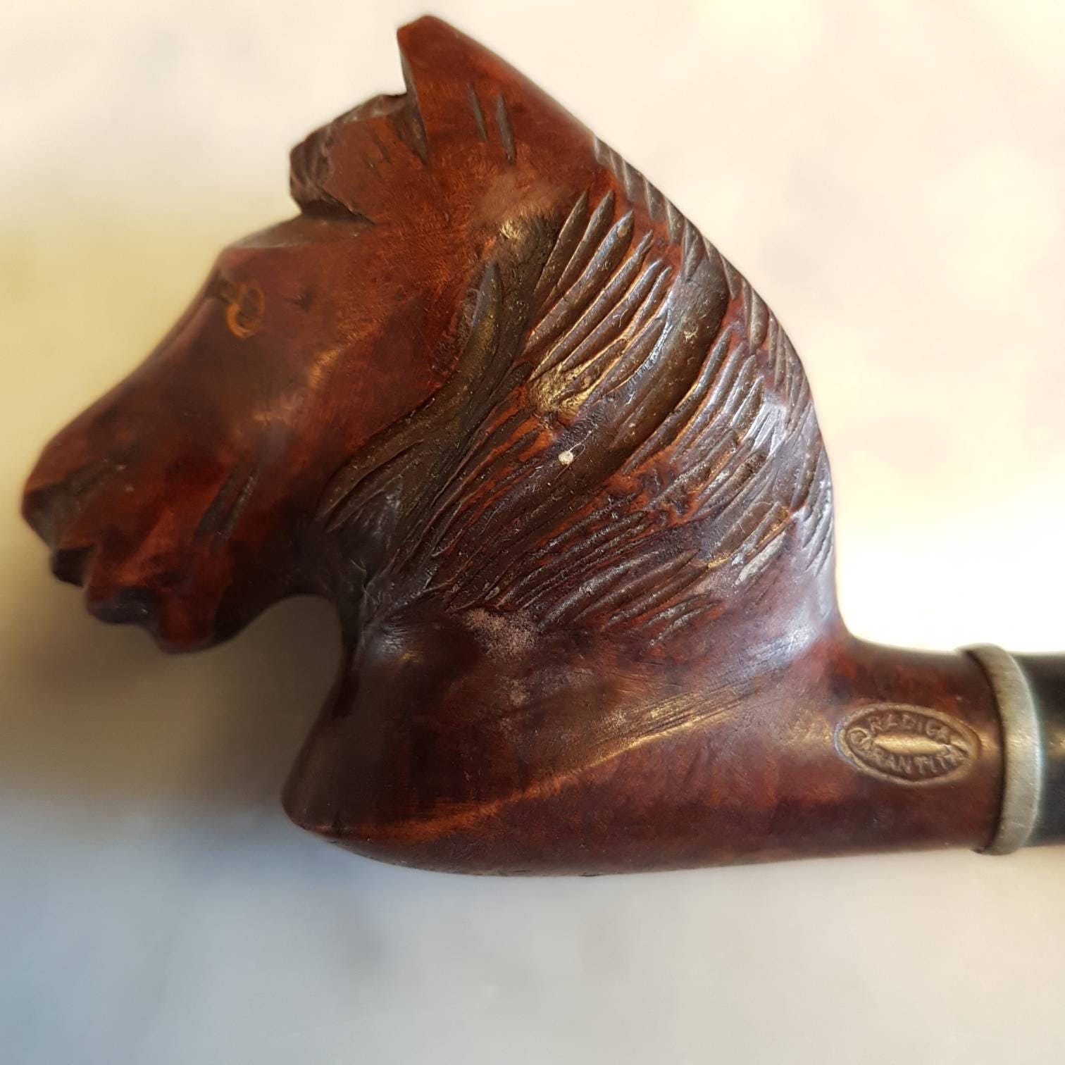 Pipe, Tobacco Pipe, Italian Briar Hand Carved, Wood Spirit Pipe, Face –  Creation Carvings