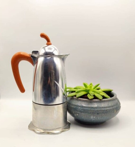 MORINOX OVELLA 6 Cup Stylish Elegant Italian Stovetop Moka Coffee