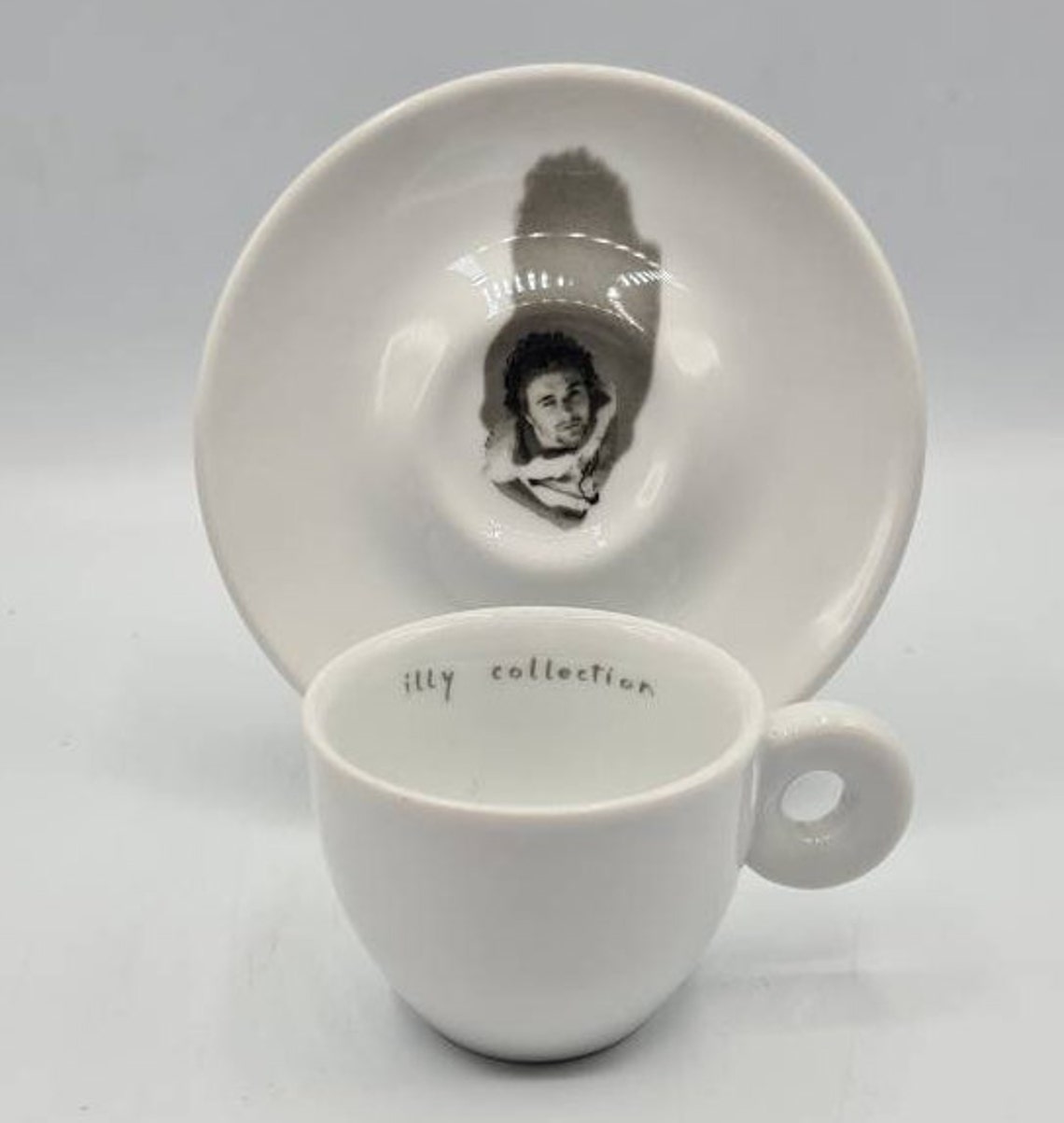 Tasses à Expresso Illy Art Collection Max Pétrone 2018 - 2 Tasses, Blanc, Occasion Bon état