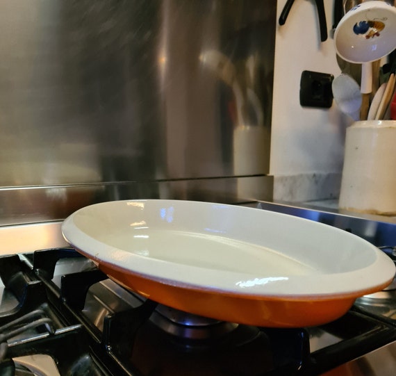Le Creuset #40 Roaster Blue Lasagna Pan Enamel Cast Iron Baking Casserole  Dish