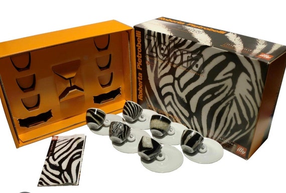 Set of 6 Signed ILLY Art Collection Espresso Cup Set, Special