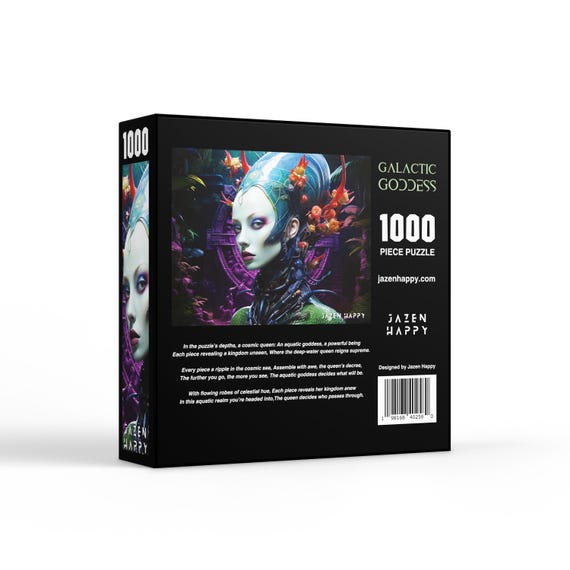 Starlight Unicorn 1000 Piece Jigsaw Puzzle - Jazen Happy Fantasy Art 27x20 Inch