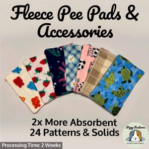 Absorbent Fleece Cage Accessories Shrink Proof Food Mat Tidy Mat 1x1 C&C Potty Pad for Leaking Water Bottle Guinea Pig Hedgehog Chinchilla
