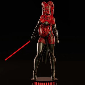 3D Printed Darth Talon Figure - 3D figure 8.7" 20Cm | Darth Talon Fan Art 3D Model