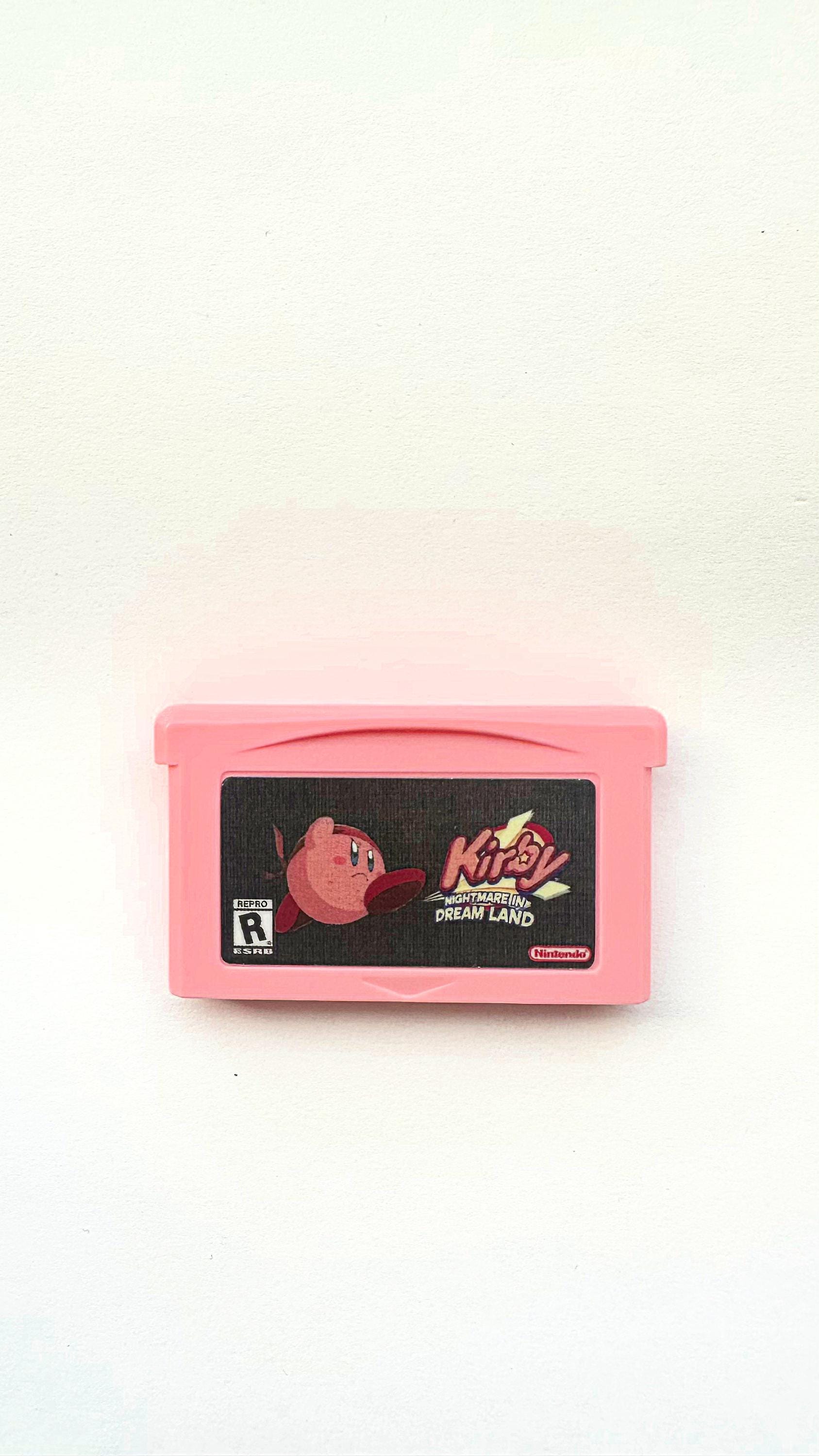 Kirby Nightmare in Dreamland GBA - Custom Pink Design!