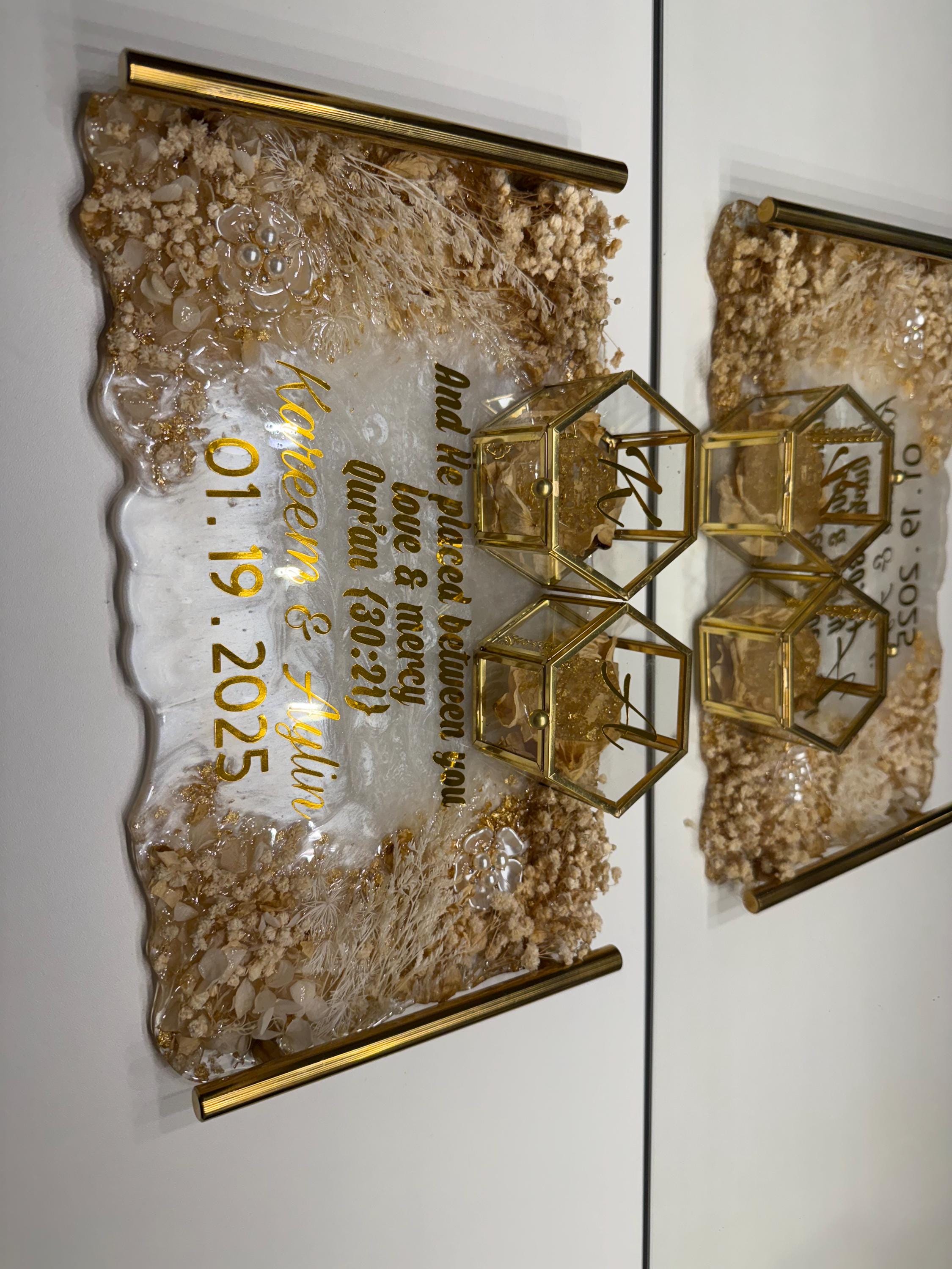 Islamic Ring Tray | Wedding Tray | Engagement Tray | Nikkah