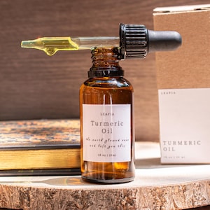 Organic Turmeric Oil • Herbal Infused Oil • 100% Natural Skincare
