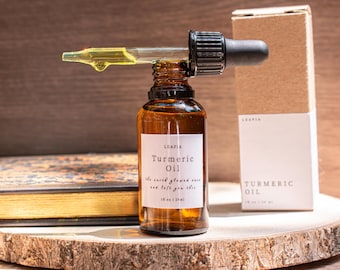 Organic Turmeric Oil • Herbal Infused Oil • 100% Natural Skincare