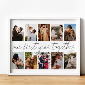 Regali di anniversario personalizzati per fidanzato, regalo di anniversario di 1 anno, regali di anniversario di un anno, regalo di anniversario per lui, regalo per fidanzata