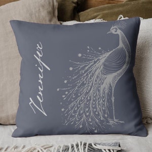 Quadratisches Kissen Dekoratives Kissen Sofakissen Quadratischer Kissenbezug Personalisiertes Kissen Personalisiertes Geschenk. Bietet Haltbarkeit und Weichheit