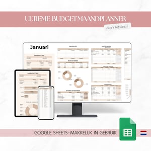 Pianificatore di budget olandese per fogli di calcolo Google