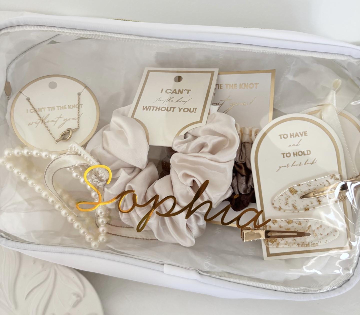 Bridesmaid Personalized Bag Perfect Gift, Maid of Honor, Matron of Honor (CLARA BAG)