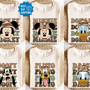 Disney Animal Kingdom Shirts, Disney Matching Mickey and Friends Animal Kingdom Shirt, Disney Safari Shirt, Family Vacation Matching Shirts