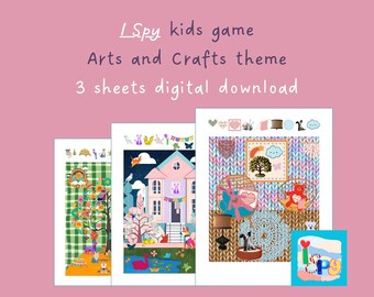 I Spy Craft Activity Game: Search and Find Busy Book (Digital Download)