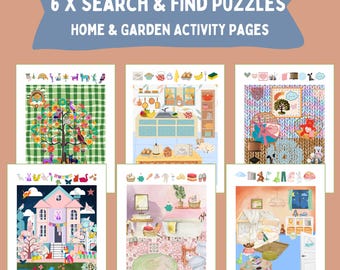 I Spy Games: Kids Search & Find Activity Bundle (Printable Puzzles)