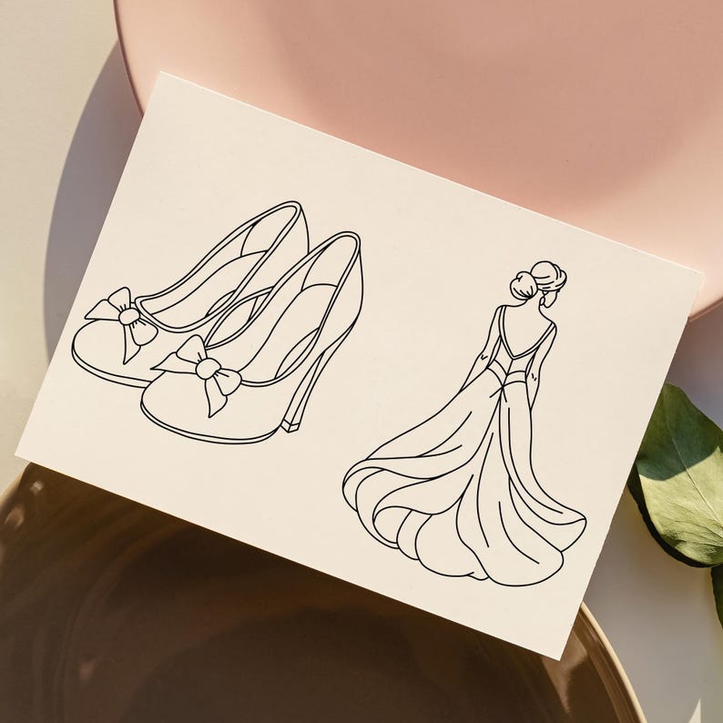 Wedding Coloring Book for Kids: 30 Kids Activity Pages (Digital Download) image 12