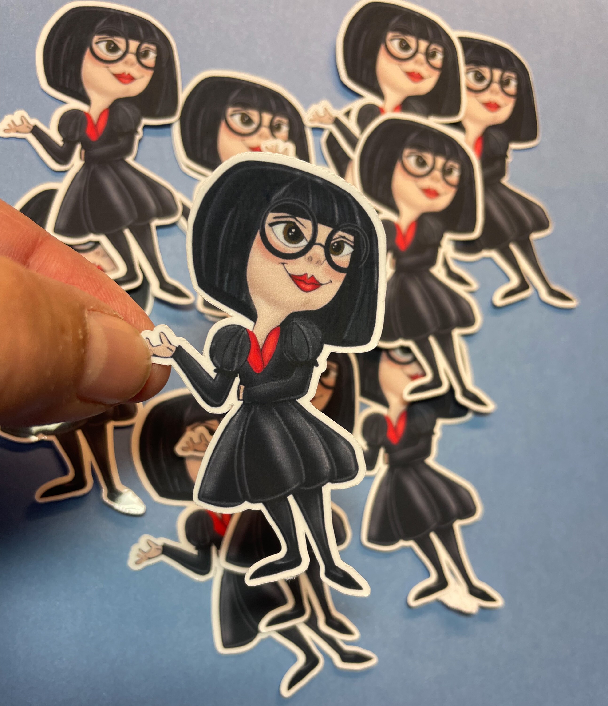 Edna Mode Sticker, the Incredibles, Waterproof Vinyl Decal - Etsy
