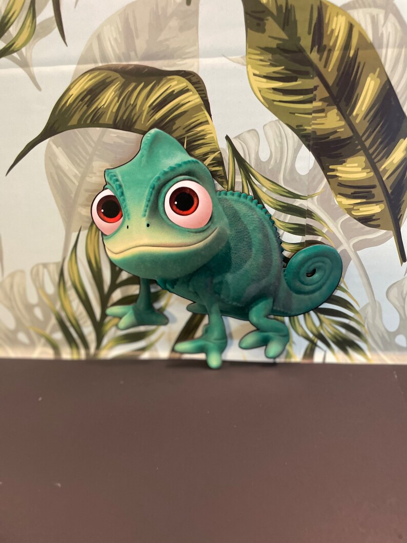 Pascal Chameleon Hiding in Your Disney Home Tangled Sidekick | Etsy