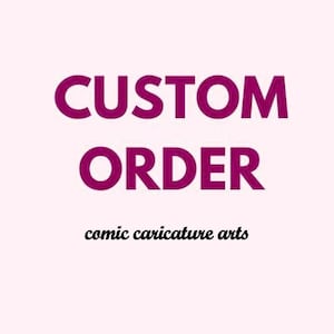 Custom 3 Orders Caricatures any Design or Background of your choice, Individual Family Couples , Sports Superhero Beach Pub Caricature