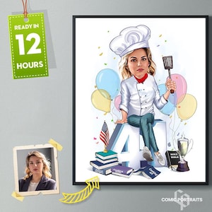 Custom caricature portraits for birthday gifts for your loved ones, funny cartoon caricature gifts,personalized caricatures, birthday gifts.