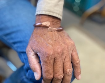 1 Thick Solid 99.9 Copper Wrist Bangle