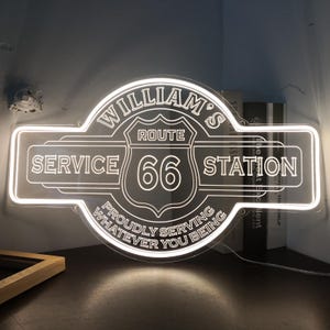 Insegna al neon Route 66 High Way Insegna luminosa per la decorazione della parete della camera da letto Insegna a LED Insegna da parete per sala giochi, regalo di inaugurazione della casa