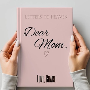 Diario de duelo por la pérdida de una madre, regalo conmemorativo, regalo de condolencias por la pérdida de una madre, cuaderno de recuerdos personalizado, cartas para una madre