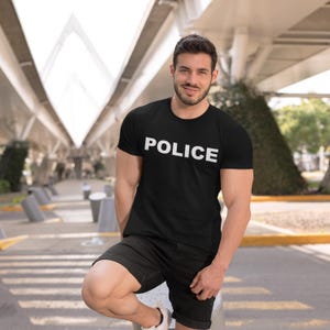 2-Sided Police Officer T-Shirt: Honor, Serve,Protect