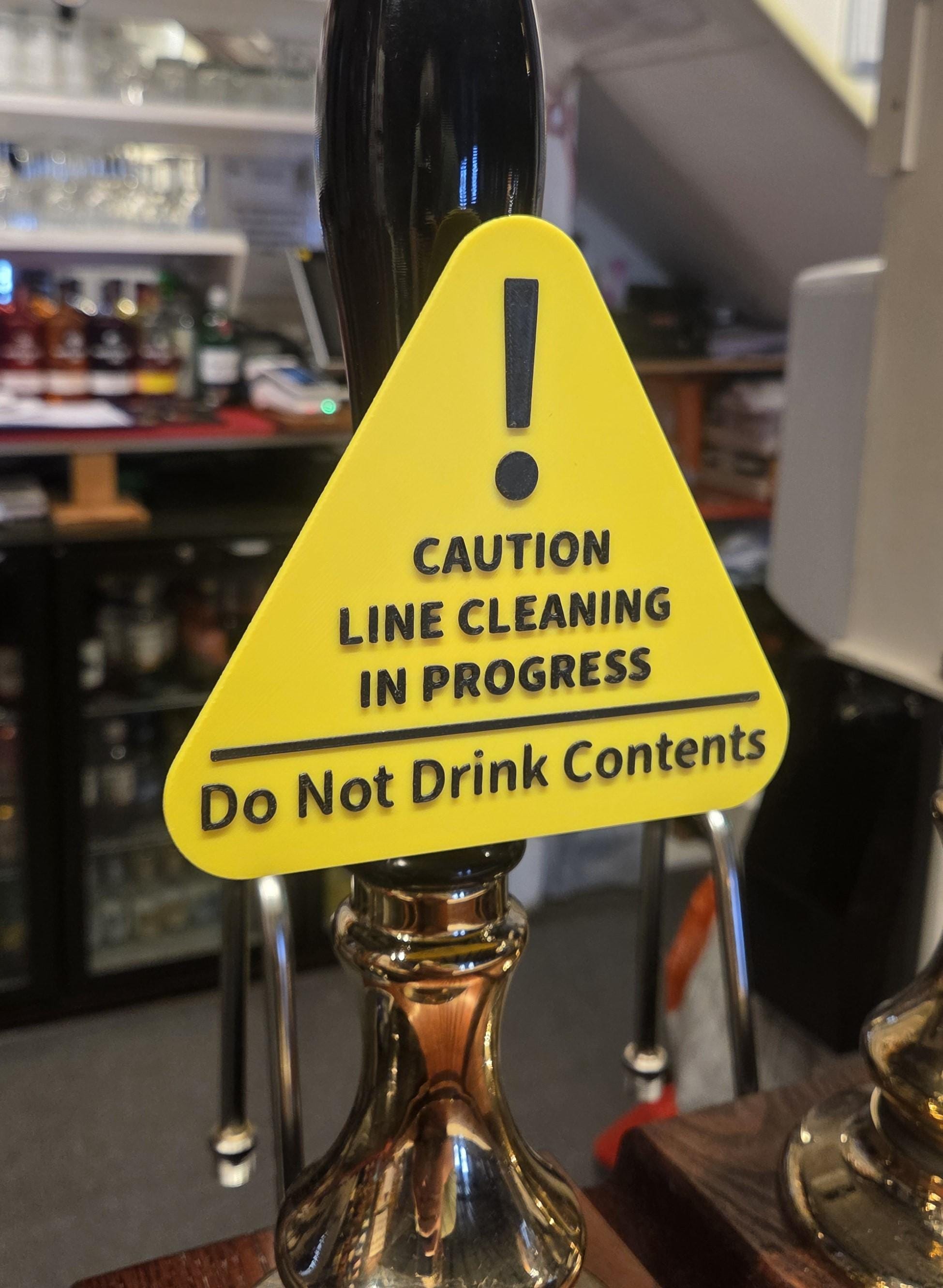 Beer Line Cleaning Sign - Etsy UK