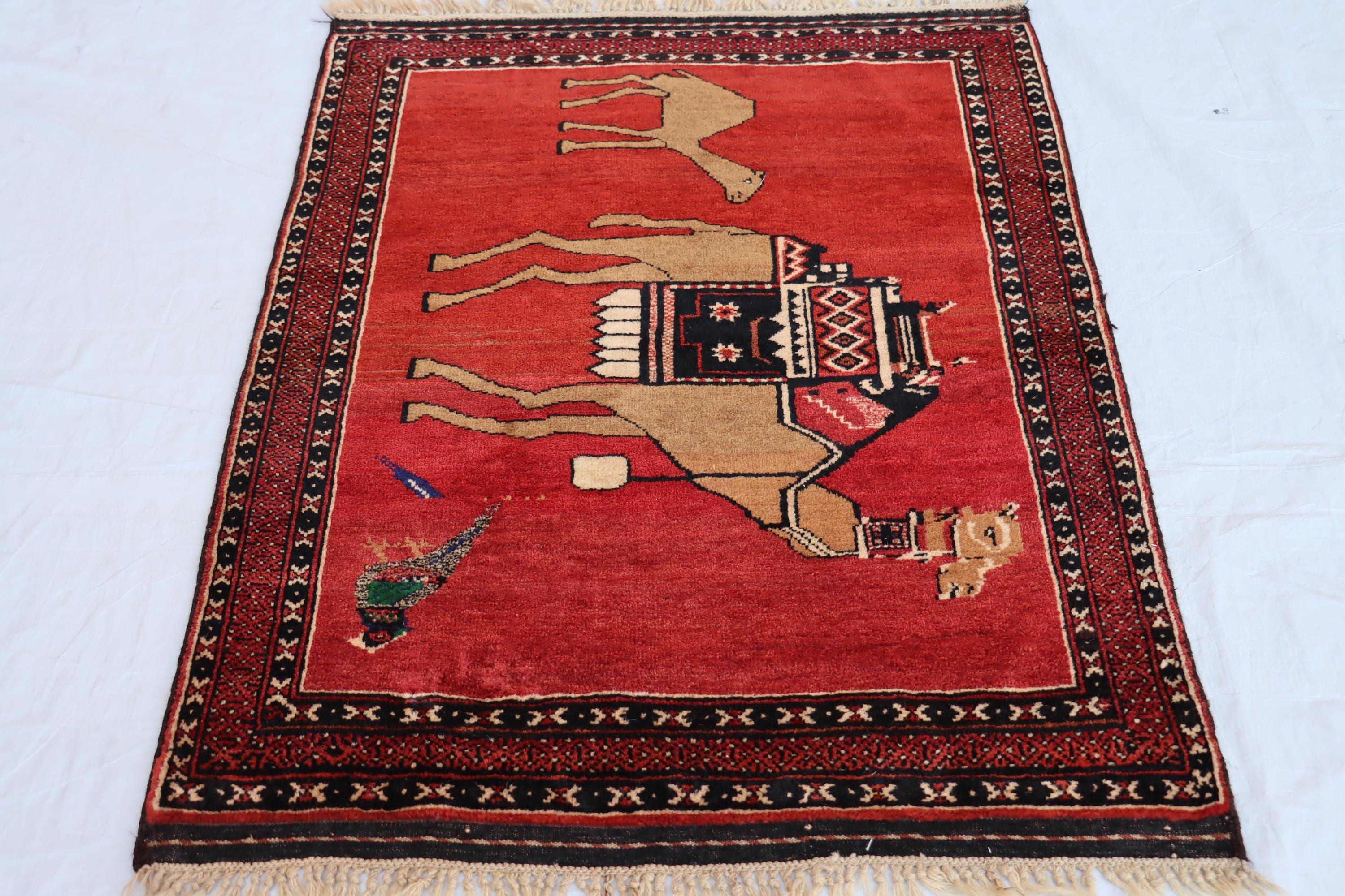 ✦Vintage Afghan Rug✦　190cm×98cm　ペルシャ絨毯 ✦Vintage Afghan Rug✦ 190cm×98cm ペルシャ絨毯 ✦Vintage Afghan