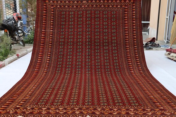 トルクメン カーペット ヴィンテージ 高品質 のハシュロ パルダ