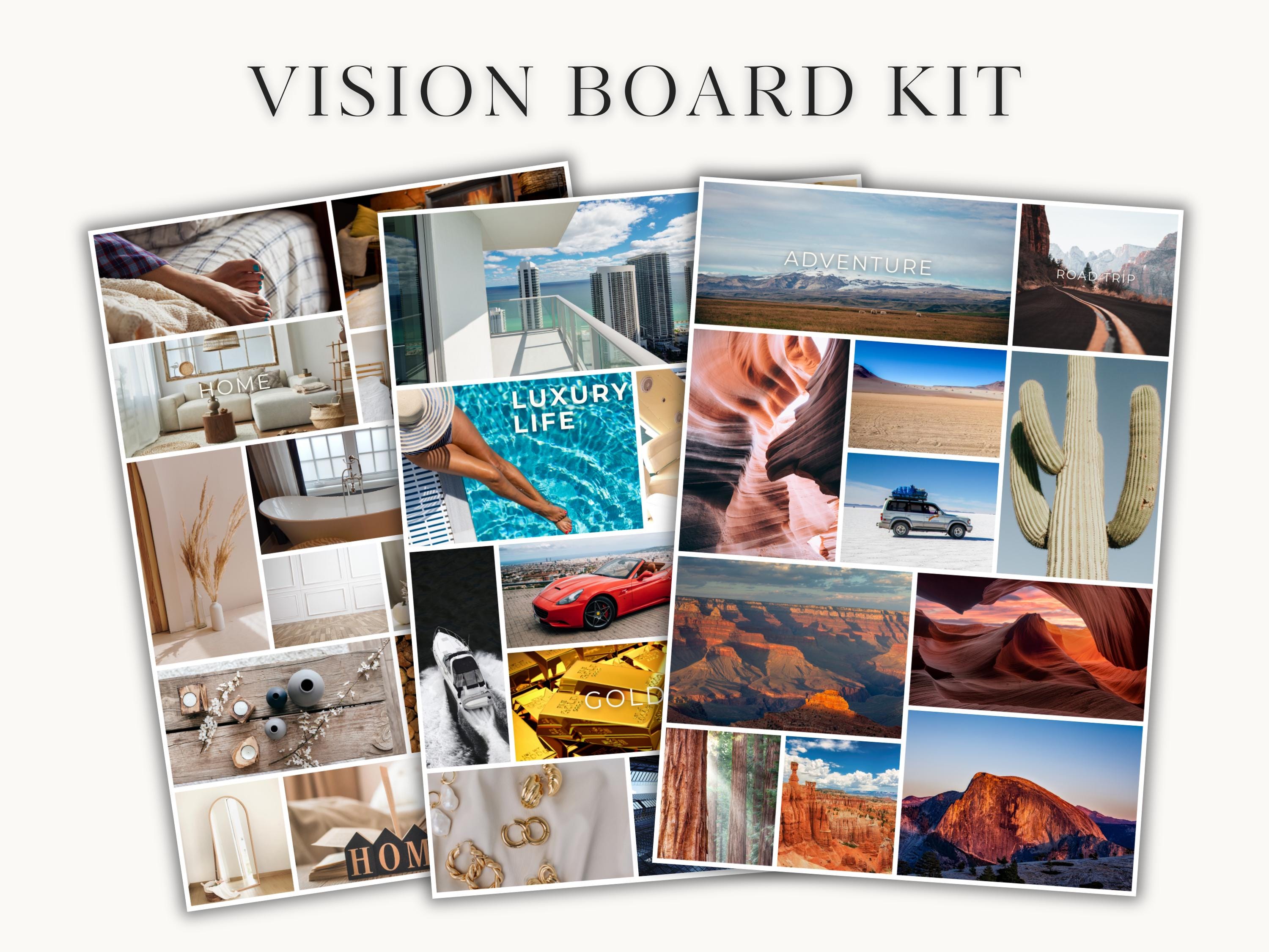 2026 Vision Board Kit Coffee - Printable PDF With 1,259+ Images ...