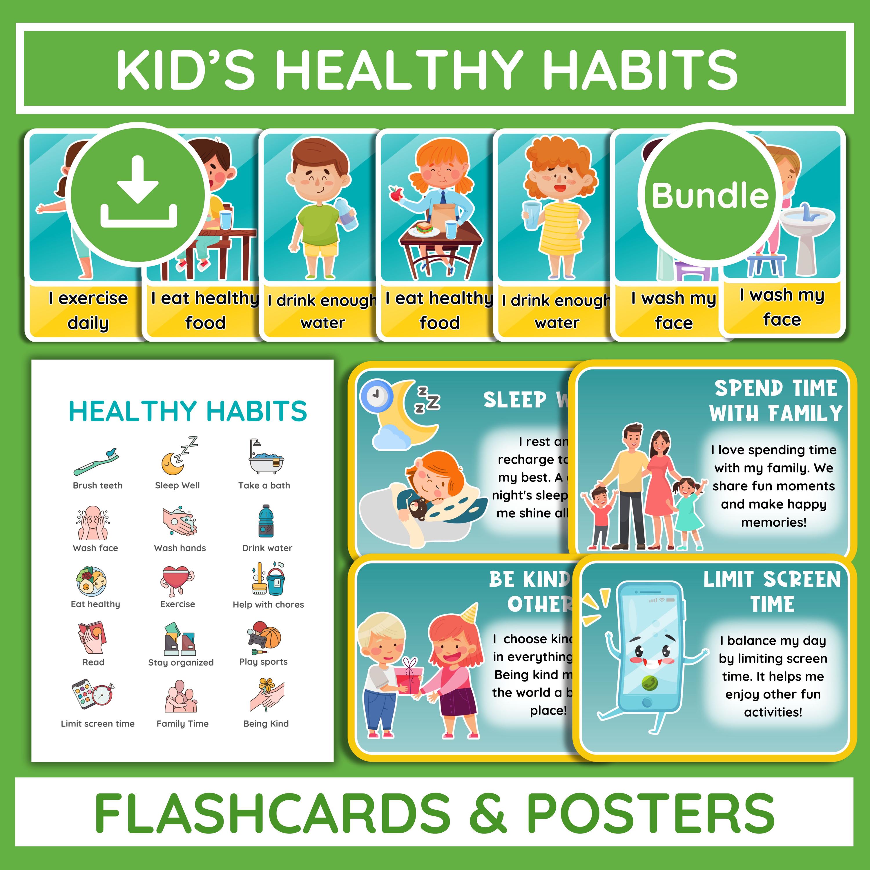 Healthy Habits Poster
