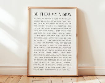 Christian Hymn Wall Art Printable | Christian Hymn Lyrics | Worship Song Lyric Wall Art (Digital Download)