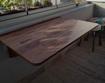 FlexiFold Wall-Mounted Murphy Folding Table – Space-Saving Desk or Shelf for Home & Office