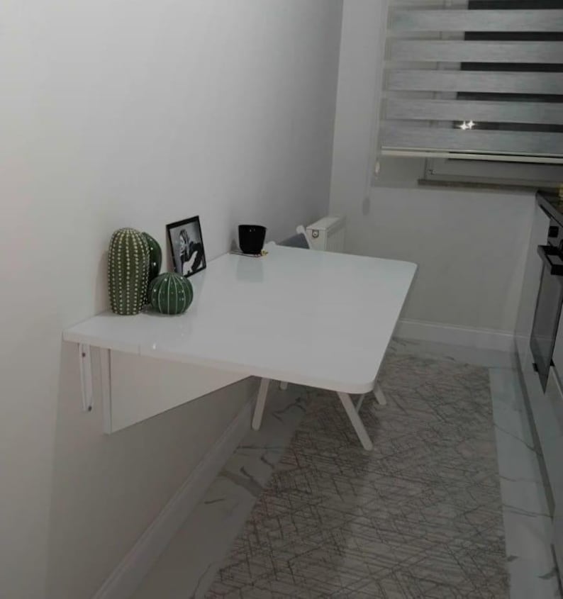 FlexiFold Wall-Mounted Murphy Folding Table – Space-Saving Desk or Shelf for Home & Office image 6