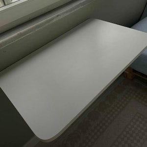 FlexiFold Wall-Mounted Folding Desk – Space Saving Drop-Down Table for Home Office (No Shelf)