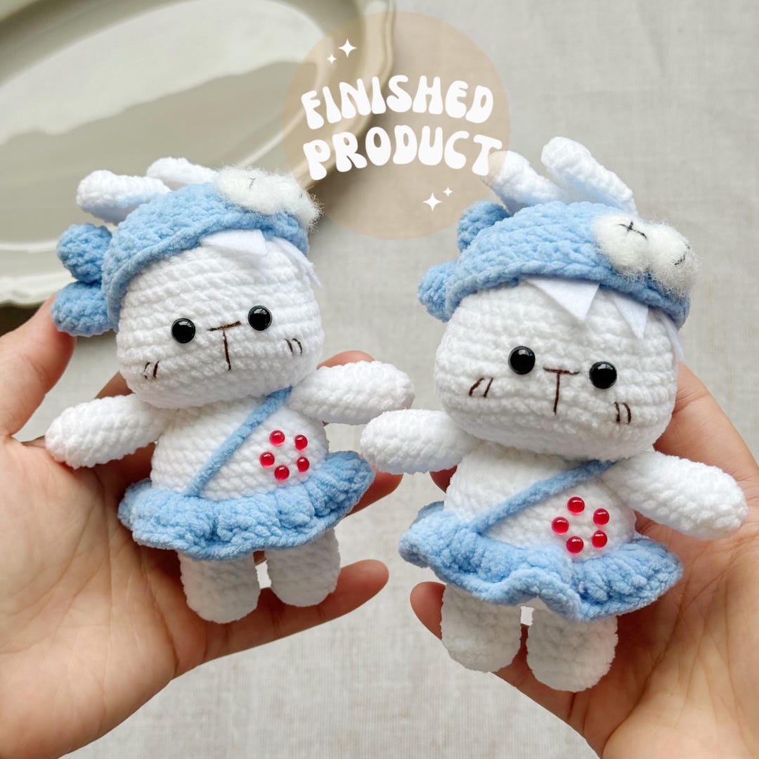 Crochet Bunny in Shark Outfit Stuffed Toy/kindergarten Toy/rabbit ...