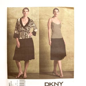 Dkny Wrap Top Etsy UK